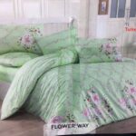 روتختی Flower way ست کامل برند ترک دونفره 7 تکه